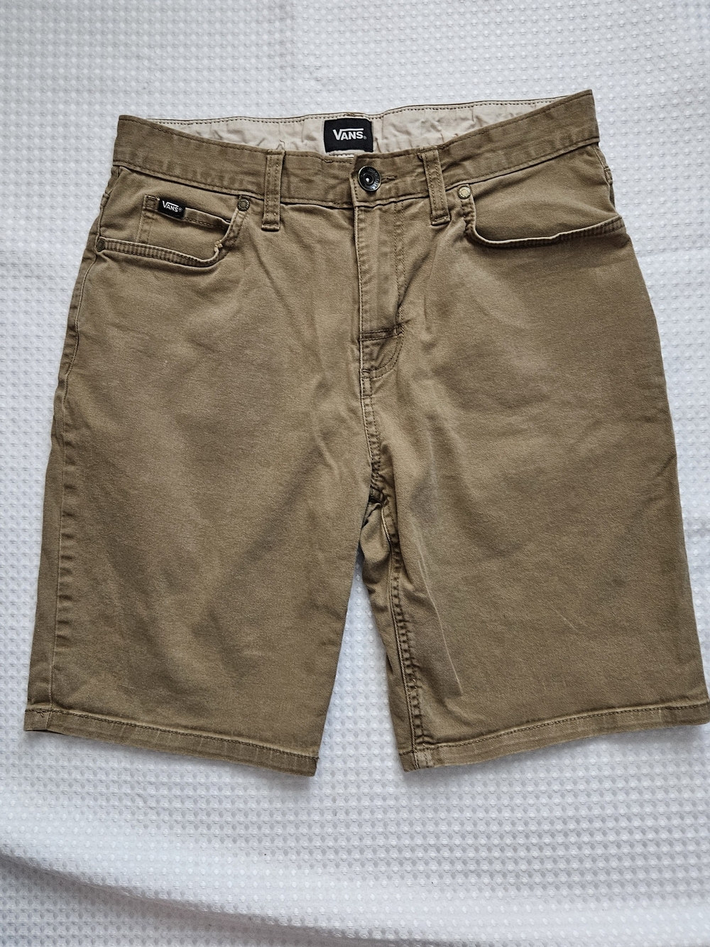 Vans Men's Khaki Chino Shorts Size 28